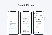 Coca - Project Management App, an UI Kit Template by Sans Design (Thumbnail 6 of 12)
