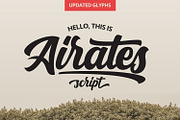Airates - Script Fonts, a Script Font by Maculinc Type (Thumbnail 1 of 13)