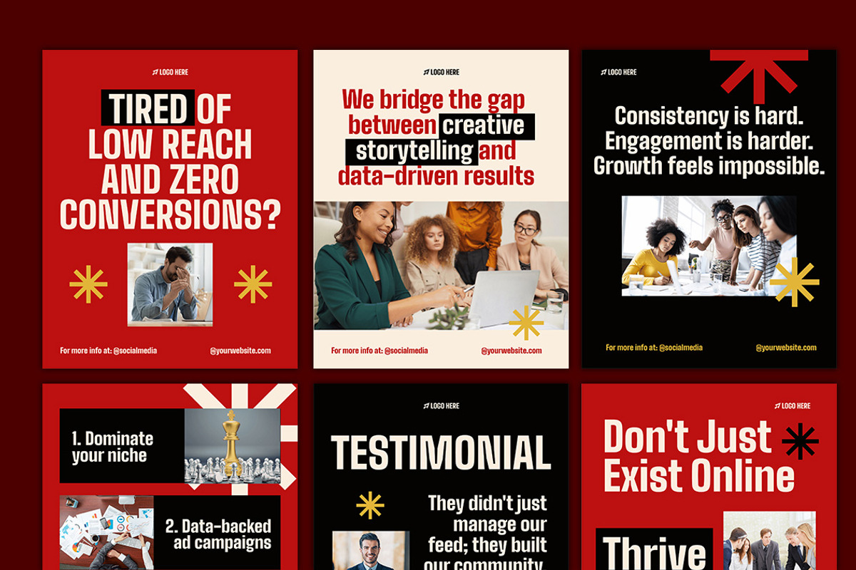 Bold Digital Agency Social Media, a Social Media Template by Jiwstudio (Photo 3 of 5)