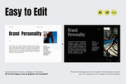 Personal Trainer Brand Guidelines, a Branding & Logo Template by AndrewPixel (Thumbnail 11 of 14)