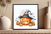 Halloween Fall Sublimation PNG, an Illustration by DreamCafeArt (Thumbnail 6 of 7)