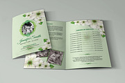 Floral Funeral Program Template, a Brochure Template by Template Shop (Thumbnail 3 of 5)