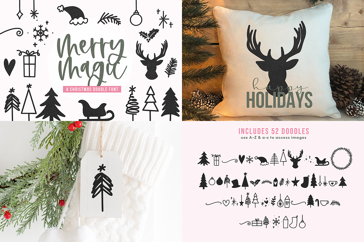 Christmas Font Bundle | 10 Fonts, a Script Font by KA Designs (Photo 9 of 33)