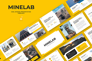 Minelab - Coal Mining Google Slide T, a Presentation Template by Biwarastudio