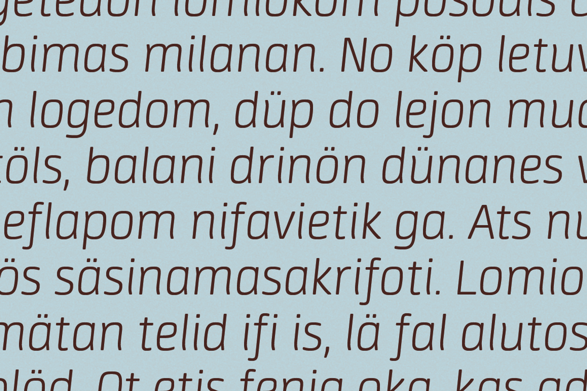 Neuron extralight italic preview 2
