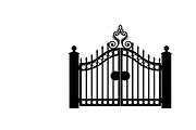 Ornate Iron Gate SVG Bundle, an Illustration by Designs_River (Thumbnail 5 of 31)