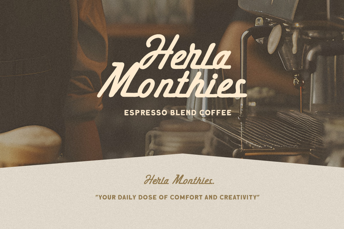 Hustle Trip Vintage Monoscript, a Script Font by Letterhend Studio (Photo 7 of 9)
