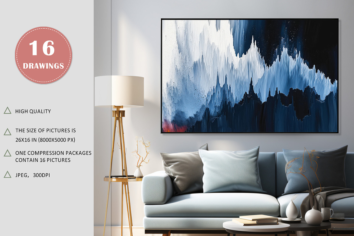 Abstract oil painting background, a Wallpaper Graphic by DamonYang's shop (Photo 2 of 7)