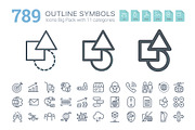 BomSymbols Outline Big Pack, an Icon by BomSymbols (Thumbnail 1 of 14)