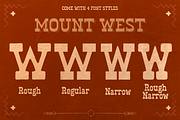 Mount West - Western Slab, a Slab Serif Font by Viswell (Thumbnail 4 of 10)