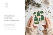 Festive Season Christmas Card Mockup, a Product Mockup by Muse Mockups (Thumbnail 7 of 15)