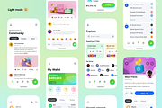 Crypto Community App UI Kit, an App Template by Trung (Thumbnail 5 of 8)