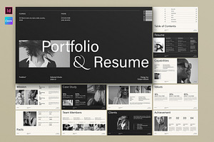 Portfolio & Resume Presentation, a Presentation Template by E-Type