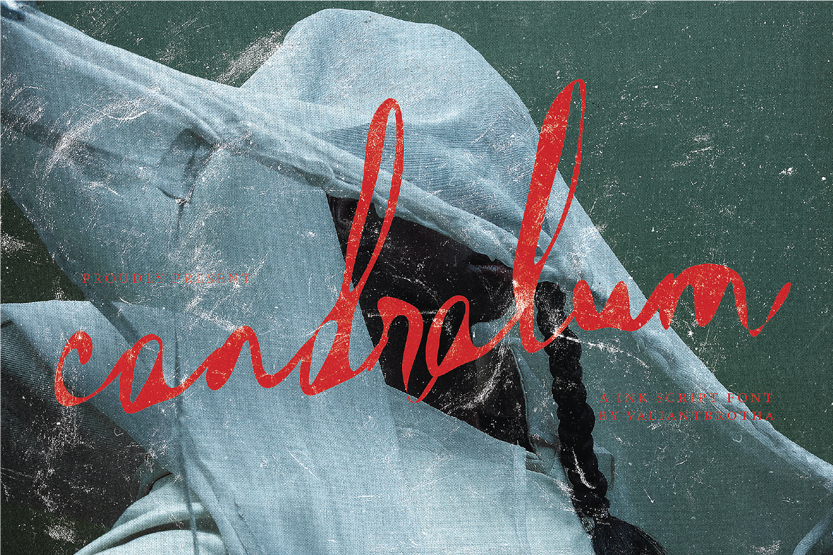 Candralum | A Ink Script Font, a Script Font by Berdansabersama (Photo 1 of 9)
