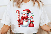Christmas Snowman PNG Clipart, an Illustration by Libby Wishes (Thumbnail 5 of 6)
