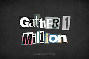 Alphabet Cut-Outs (450+ Assets), an Object Graphic by Cocoloris Co. (Thumbnail 5 of 8)