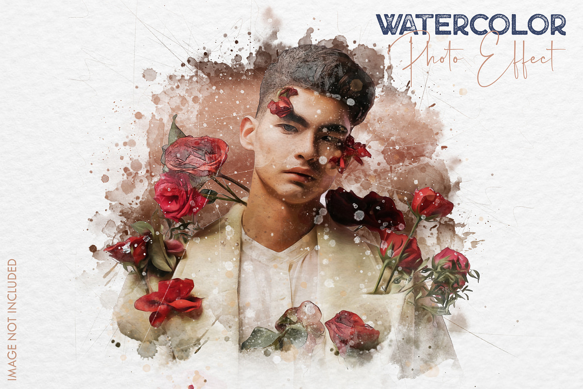 Watercolor Photo Effect, a Layer Style Add-On by dx_vect (Photo 1 of 3)