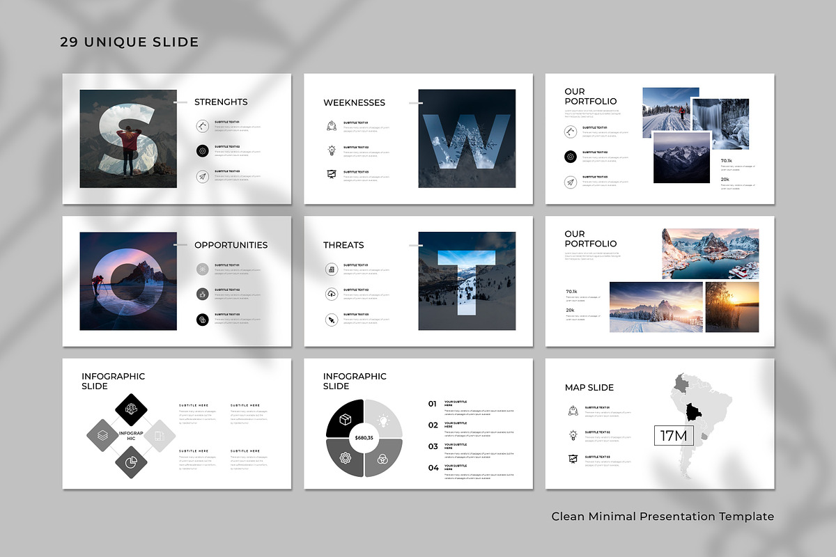 Clean Minimal Presentation Template, a Presentation Template by Creative-Work (Photo 8 of 9)