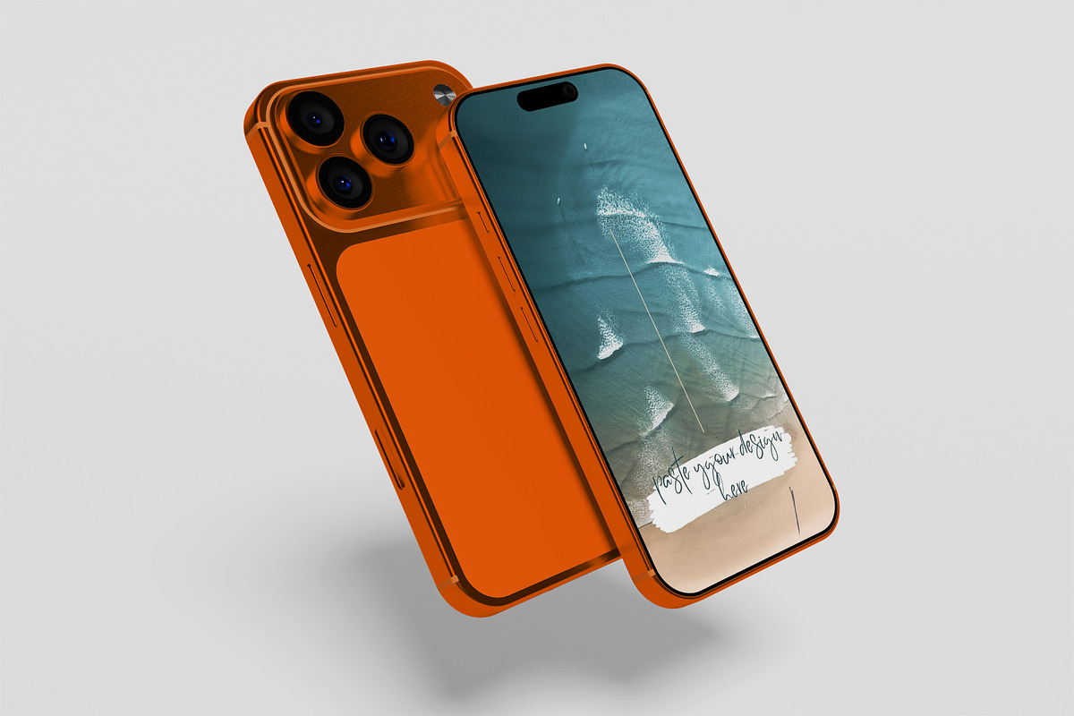 iPhone 17 Pro Max, an iPhone Mockup by kebunmockup (Photo 4 of 5)