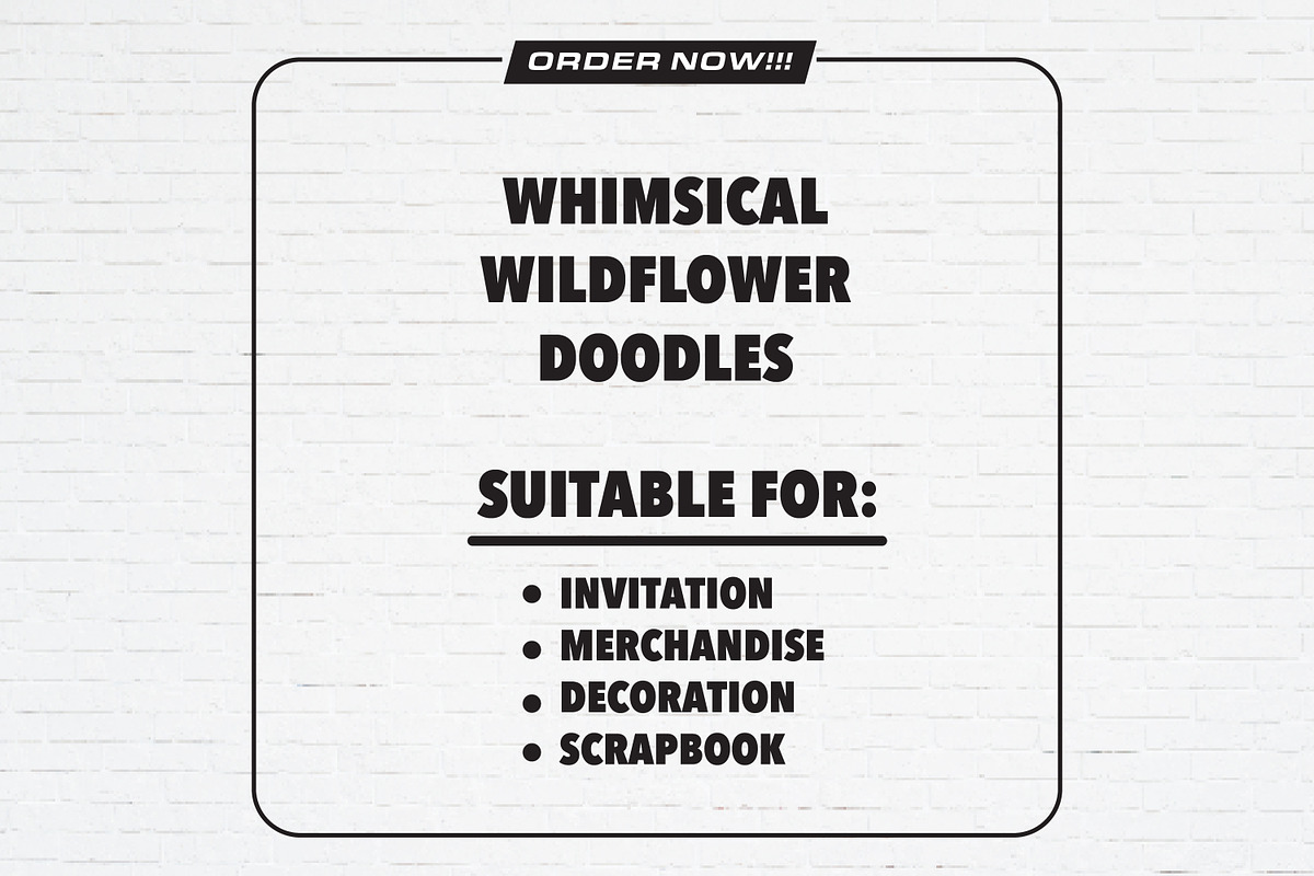 Hand Drawn Wildflower Vector Bundle, a Decorative Illustration by Guavanaboy (Photo 3 of 3)