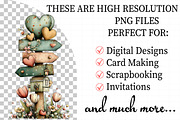 Whimsical Spring Singpost Clipart, an Illustration by Daily.Designs (Thumbnail 2 of 8)