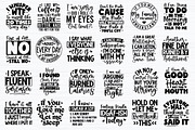 Funny Quotes SVG Bundle, Sarcasm SVG, a Graphic by Designer302 (Thumbnail 3 of 53)