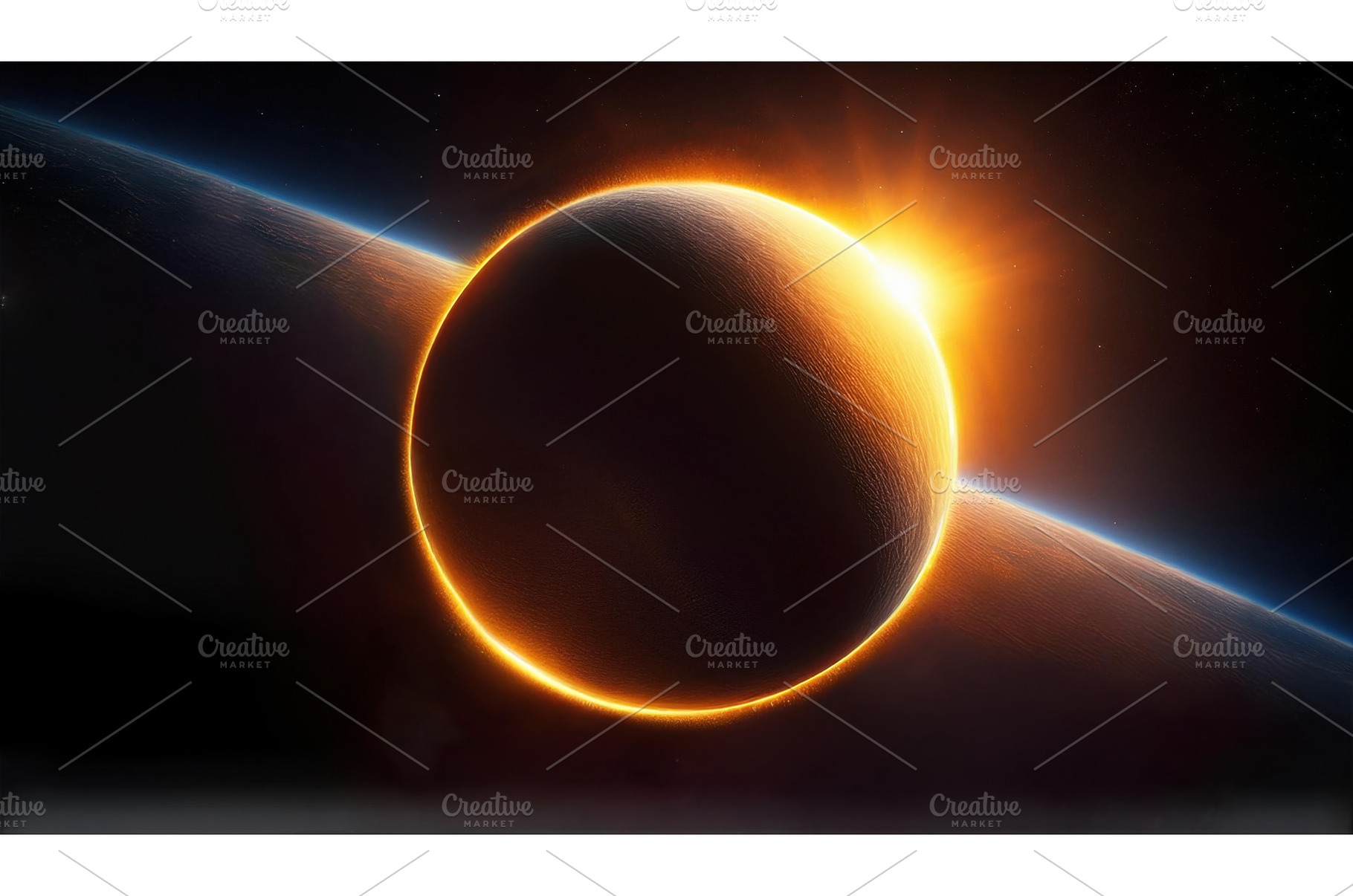 A solar eclipse with the sun's rays, a Background Photo by Igor Tichonow