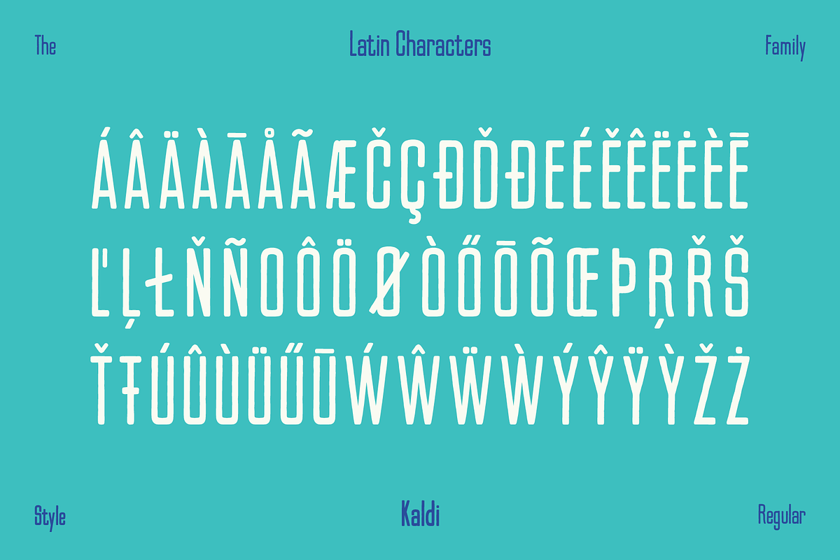 Kaldi Font Family, a Sans Serif Font by Hemphill Co (Photo 13 of 14)