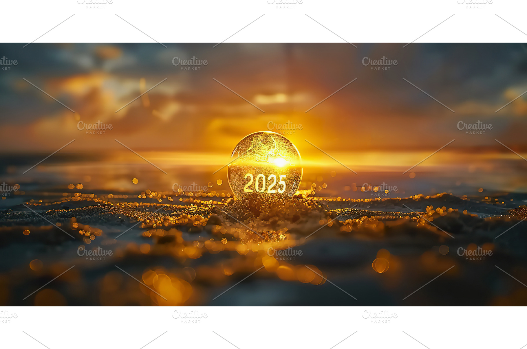 Abstract New Year background with, a Nature Photo by Lermont51