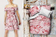 Dusty Rose Tie Dye Seamless Pattern, a Texture Graphic by Gullenda (Thumbnail 4 of 6)