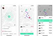 Taxi Booking App UI Kit, an App Template by hoangpts (Thumbnail 5 of 7)
