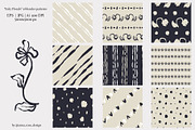 Abstract Ink Wash Floral Patterns, a Pattern Graphic by Rose Design (Thumbnail 5 of 11)