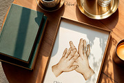 My Family Hands Dad Mom and 2Kids, a Person Illustration by EkaterinaViArt (Thumbnail 5 of 6)