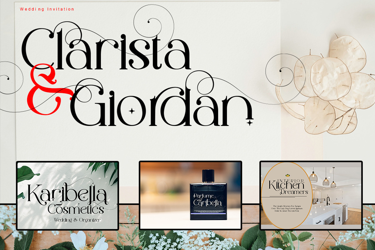 Karibella, a Serif Font by Bramcreative (Photo 6 of 10)