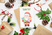 Christmas Winter Animals Clipart, an Animal Illustration by ekossa_art (Thumbnail 7 of 7)