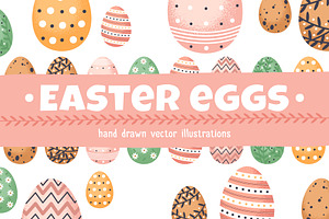 Painted Easter eggs