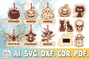 Halloween SVG Vector Graphics Set, an Object Graphic by MegaPrezencik