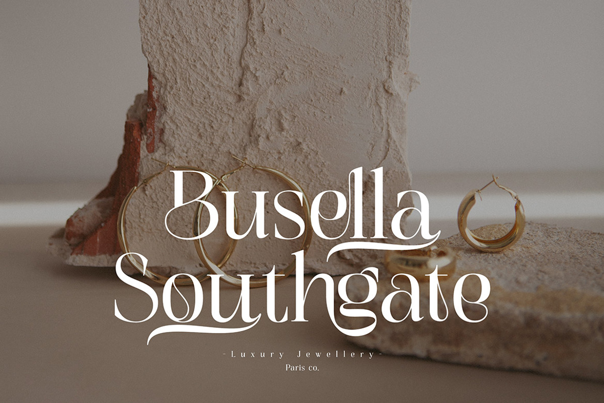 Bridget, a Serif Font by Cruzine (Photo 3 of 9)