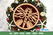 Dragon Fly Ornament wall Decor, an Object Graphic by OTVEY DESIGN (Thumbnail 3 of 13)