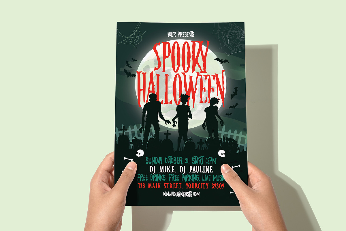 Halloween NIght Flyer, a Flyer Template by Creativestoree (Photo 5 of 5)