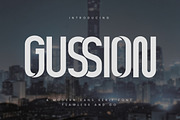 Gussion - Modern Elegant Sans Serif, a Sans Serif Font by Flawless And Co (Thumbnail 1 of 10)