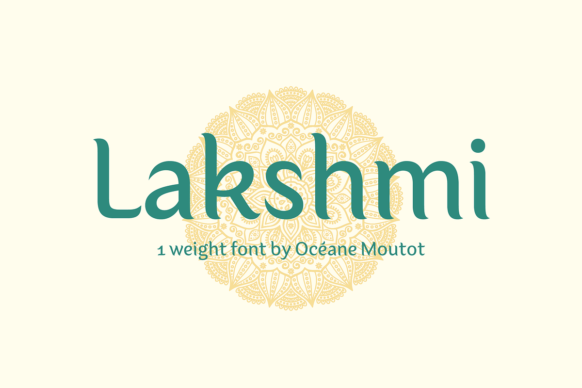 Lakshmi, a Sans Serif Font by OceaneM (Photo 1 of 9)