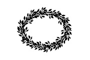 Decorative Nature Frame Silhouette, a Graphic by BIPLOB EXPERT (Thumbnail 6 of 13)