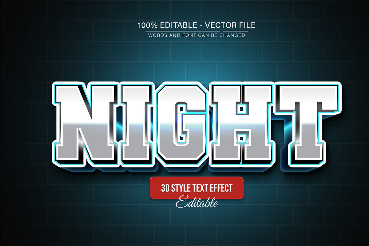 3D Text Effects Collection Vol 39, a Graphic by Aglonemadesign (Photo 3 of 9)