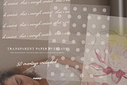 Transparent Paper Overlays, a Texture Graphic by Purple (Thumbnail 1 of 11)