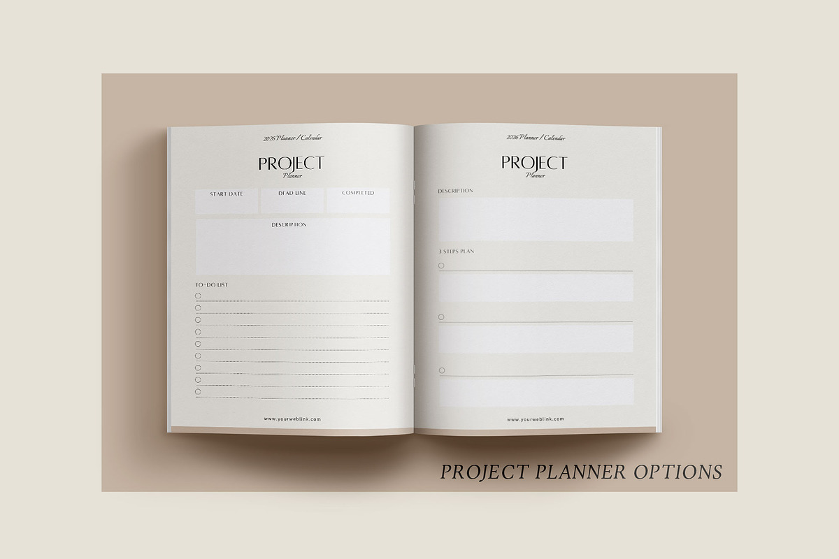 2026 Canva Planner & Calendar kit v2 preview 6