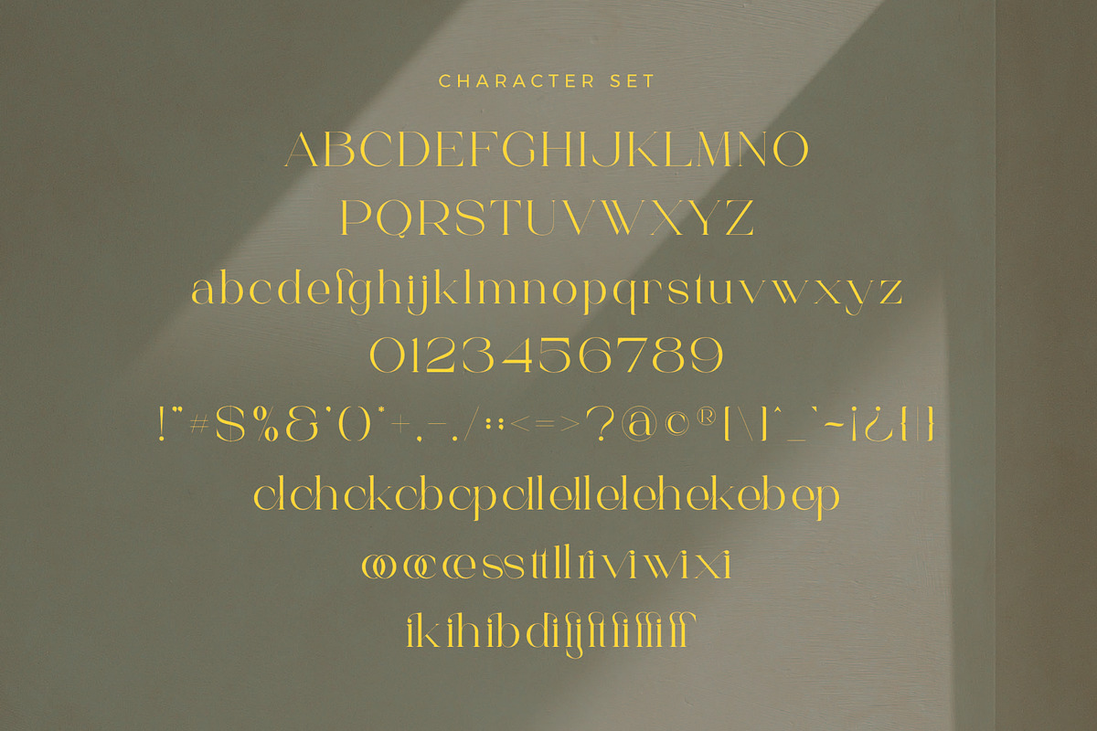 Eclleria - Stylish Serif Font, a Serif Font by Aqeel_Art (Photo 8 of 8)