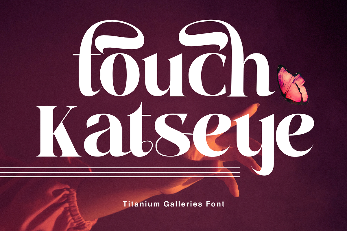 Titanium Galleries Luxury Serif Font, a Serif Font by 177Studio (Photo 4 of 8)