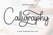 Calligraphy | Script Font, a Handwritten Font by Scratchones (Thumbnail 1 of 9)