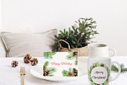 Watercolor pine cones clipart set, an Illustration by svetodesign (Thumbnail 9 of 9)